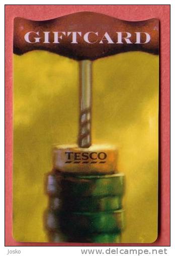 WINE ( Tesco - England Gift Card )  *** Vin - Vintage - Vino - Wein - Wijn - Vinum *  Giftcard - Lebensmittel