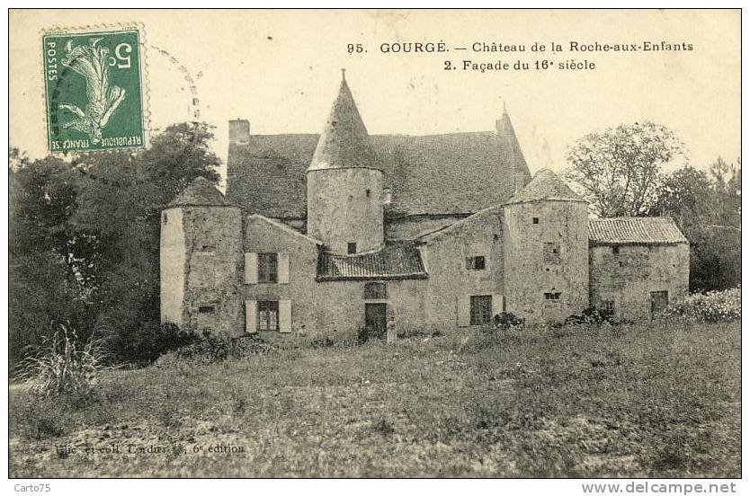 GOURGE 79 - Château Roche Aux Enfants - Autres & Non Classés