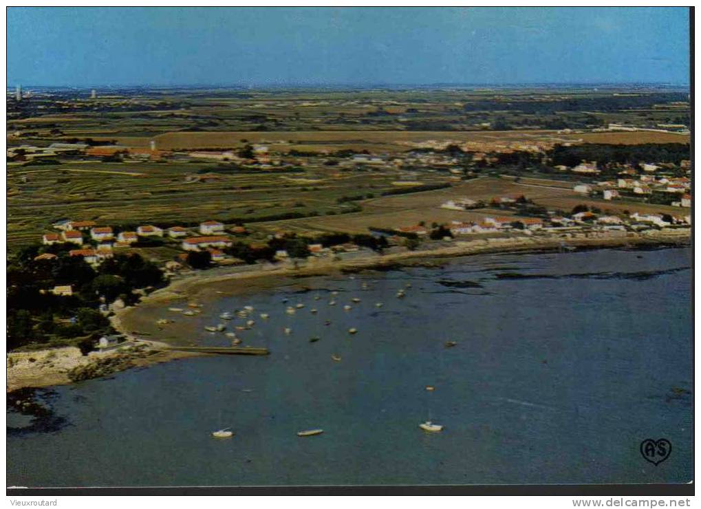 CPSM.  ANGOULINS SUR MER. VUE D'ENSEMBLE DU PORT ET LA MANON. - Angoulins