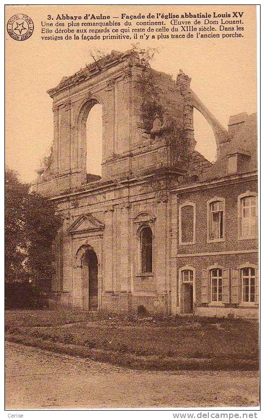 ABBAYE D´Aulne - Façade De L´Eglise Abbatiale Louis XV. - Thuin