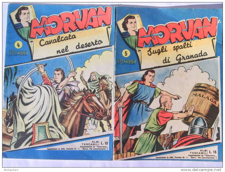 MORVAN Numeri 4 E 5. Primi Anni 50 - Il Vittorioso. ORIGINALI - Comics 1930-50