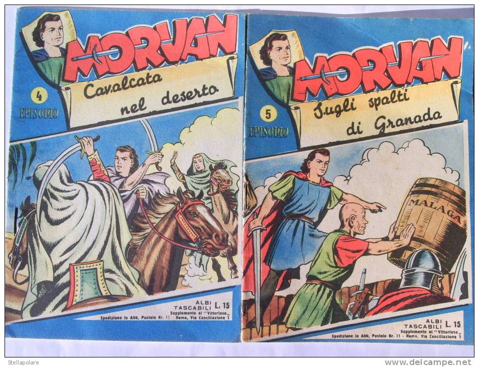 MORVAN Numeri 4 E 5. Primi Anni 50 - Il Vittorioso. ORIGINALI - Classic (1930-50)