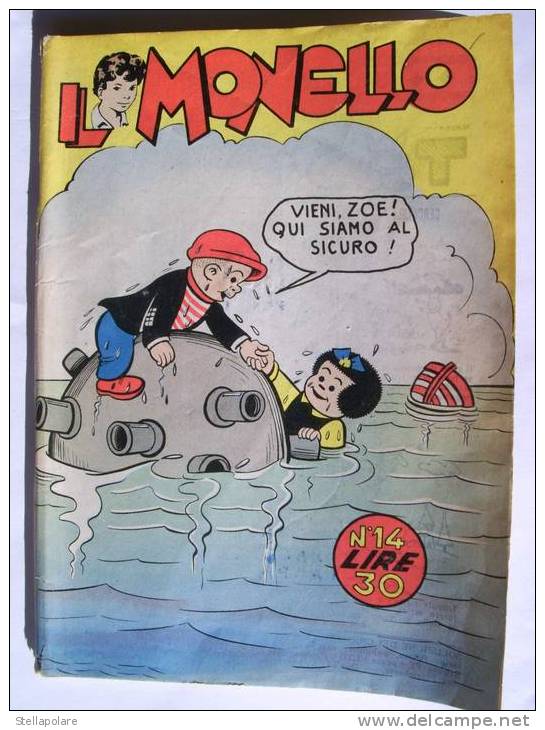 PICCOLO LOTTO  MONELLO INTREPIDO Anni 50. - Comics 1930-50