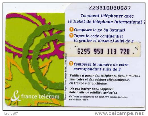 TICKET TELEPHONE PU 64 Hb 7.5 € - Biglietti FT