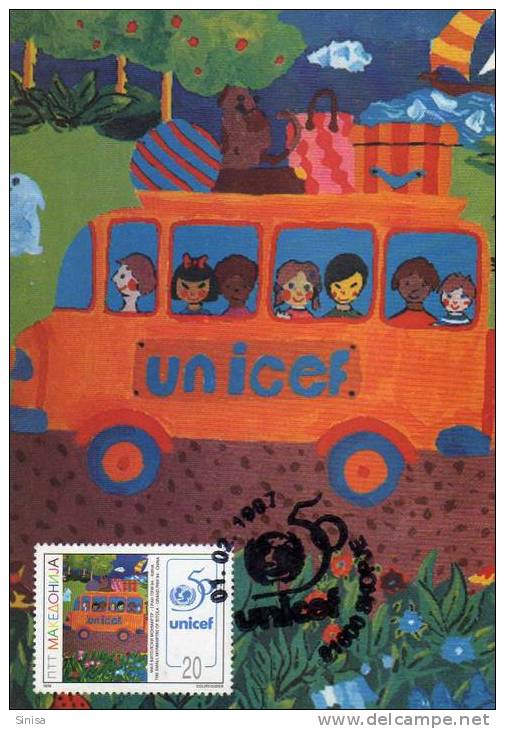 Macedonia / UNICEF - Maximum Card - UNICEF