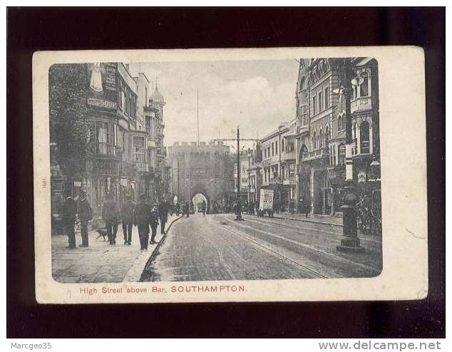 High Street Above Bar , Southampton édit.hartmann Animée  Belle Carte - Southampton