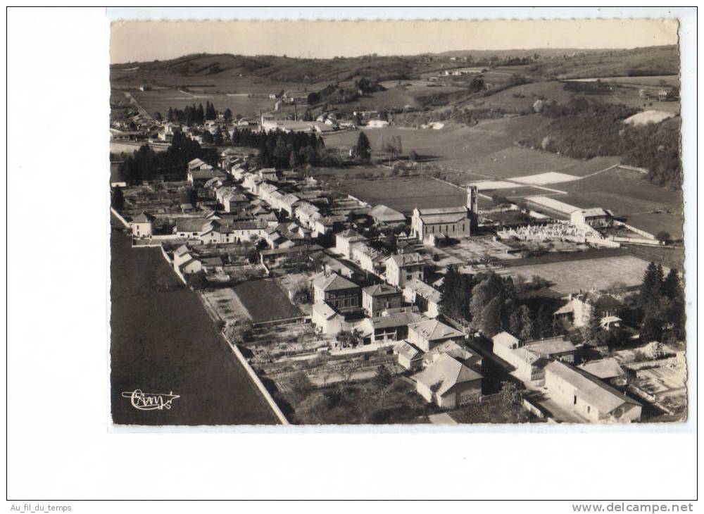 CPSM CHAMPIER , VUE PANORAMIQUE AERIENNE - Corbelin