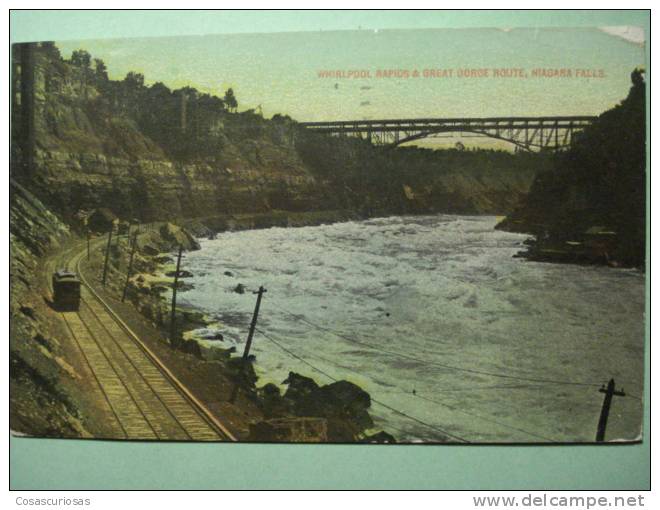 3760   UNITED STATES USA   BUFFALO  NIAGARA FALLS RAILWAY   AÑOS / YEARS / ANNI  1900 - Buffalo