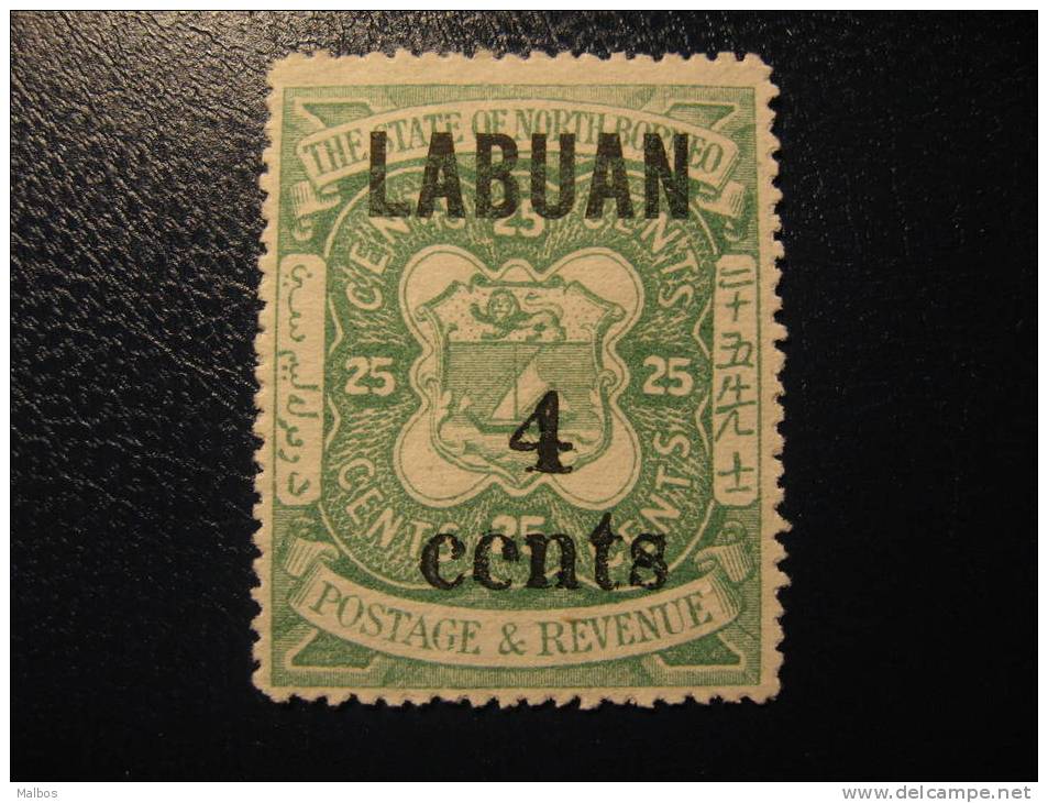 LABUAN - 1899 Colonie Brit. - S&G # 108  - YT N°101 (*) Sans Gomme - Without Glue - North Borneo (...-1963)
