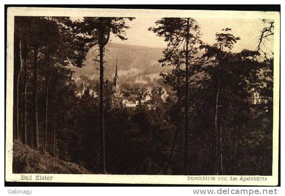 *GERMANY - BAD ELSTER-002 - DURCHBLICK VON DER APELTHÜTTE - 1931 - Bad Elster