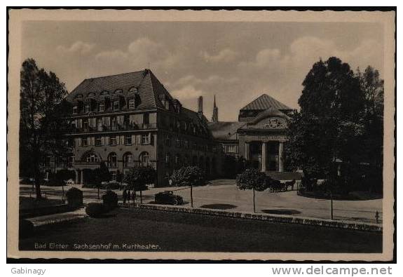 *GERMANY - BAD ELSTER-006 - SACHSENHOF M. KURTHEATER - 1942 - Bad Elster