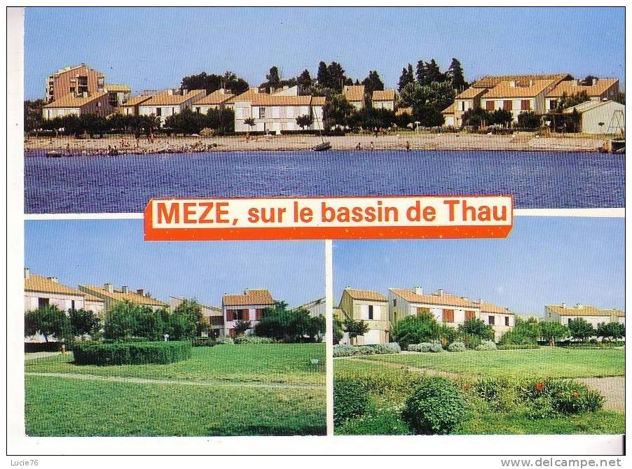 MEZE   Sur Le Bassin De THAU  -  Le Village De Vacances -  3 Vues  -   N°  17595 - Mèze