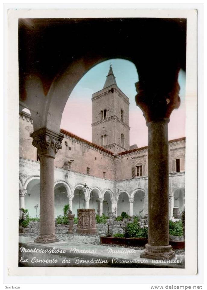 MONTESCAGLIOSO, CHIOSTRO, CAMPANILE, CATTEDRALE, VG 196?  **//*** - Matera