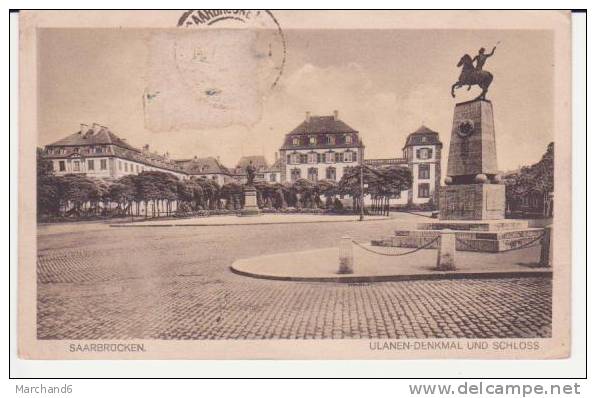 SAARBRUCKEN . SAARBRUECKEN . ULANEN DENKMAL UND SCHLOSS - Saarbruecken