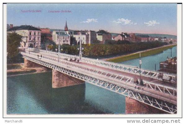 SAARBRUCKEN . SAARBRUECKEN . LOUISEN BRUCKE - Saarbruecken