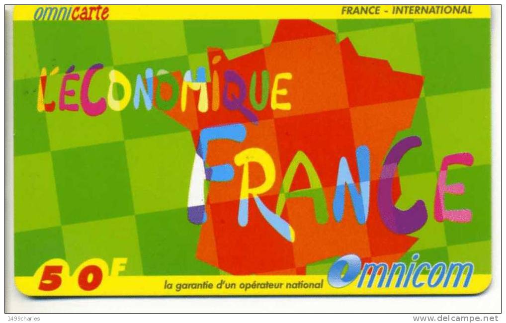 PREPAYEE  OMNICOM  ECONOMIQUE FRANCE  50 Frs   Date Limite : 31/12/2000 - Sonstige & Ohne Zuordnung