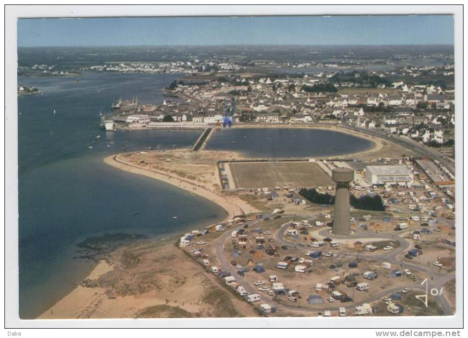 ETEL.  LE CAMPING ET LA PLAGE. - Etel