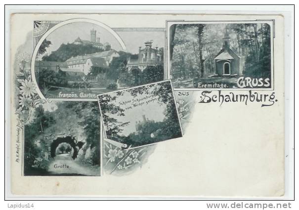 G 363 /CPA    ALLEMAGNE  GRUSS AUS SCHAUMBURG - Schaumburg