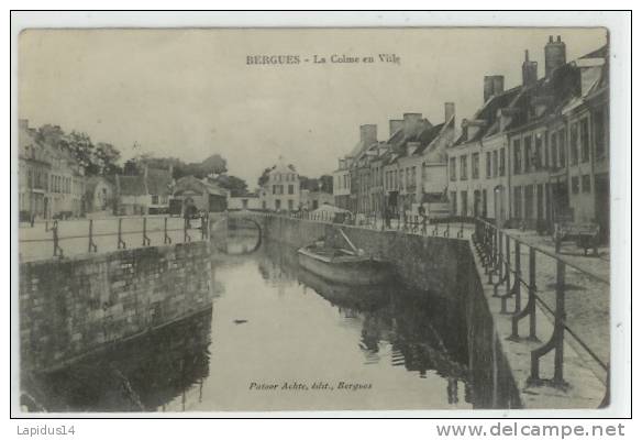 G 383/ CPA      BERGUES    LES FORTIFICATIONS XVII ° Siecle - Bergues