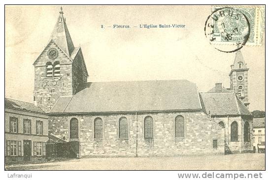 BELGIQUE-ref No 439- Fleurus - L Eglise Saint Victor - - Fleurus