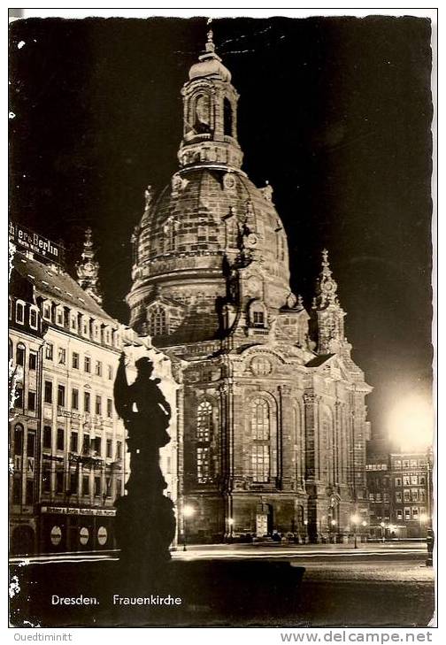 Dresden.Dresde.Belle Cpsm.Vue De Nuit. - Dresden