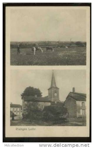 57 RECHICOURT LE CHATEAU - (Rixingen) église Et Vue - Rechicourt Le Chateau