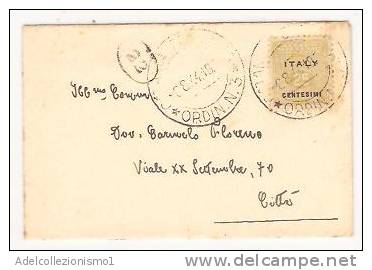 12696)lettera Con 25c  Amm Lire Da Catania A Città Il 8-8-1944 - Marcophilia