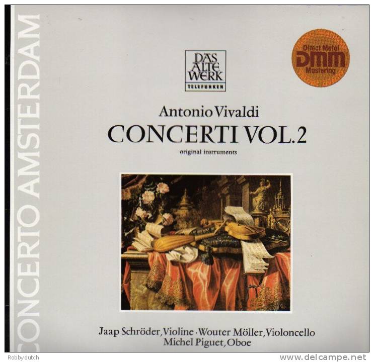 * LP * VIVALDI - CONCERTI Vol.2 (Original Instruments); CONCERTO AMSTERDAM (Germany 1978 Mint!!!) - Klassiekers
