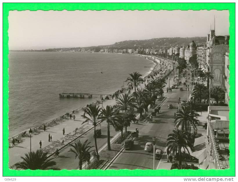 NICE (06) - LA PROMENADE DES ANGLAIS ET LA CALIFORNIE - ANIMÉE DE VIEILLES VOITURES - ÉDITIONS S.EP.T. - - Places, Squares