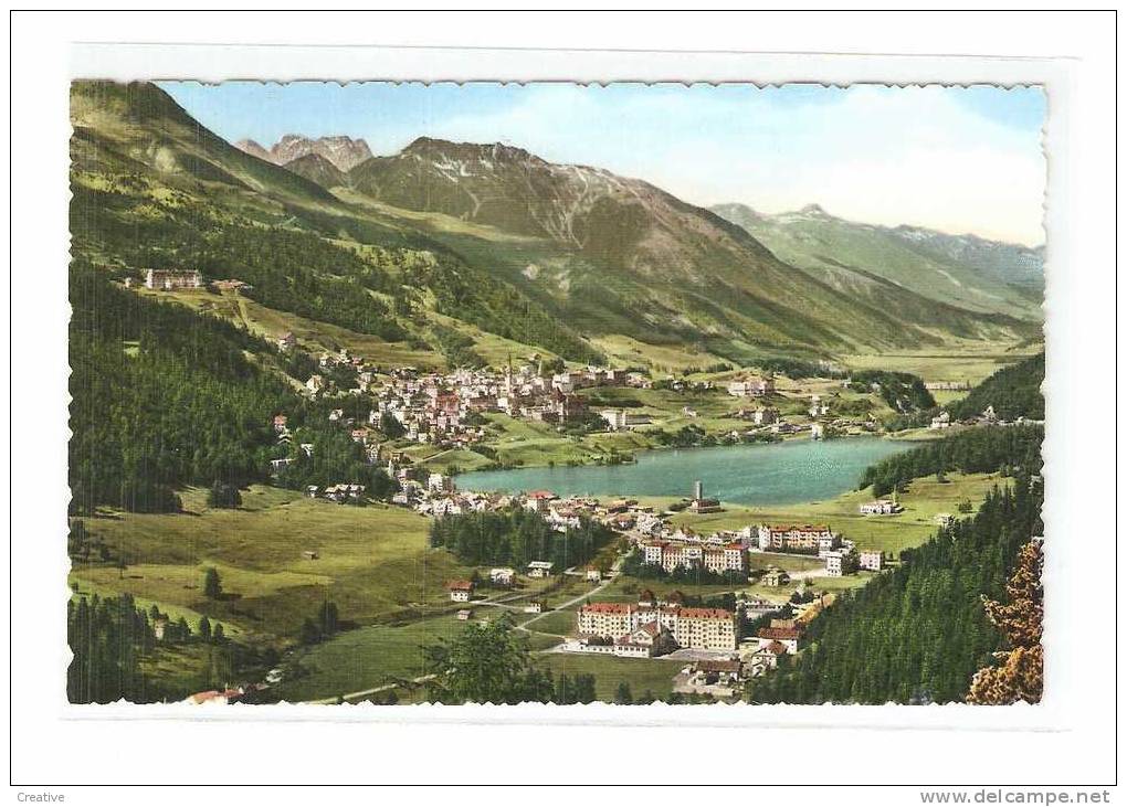 Superbe Cpa SUISSE-SCHWEIZ-SWITZERLAND. ST. MORITZ - St. Moritz