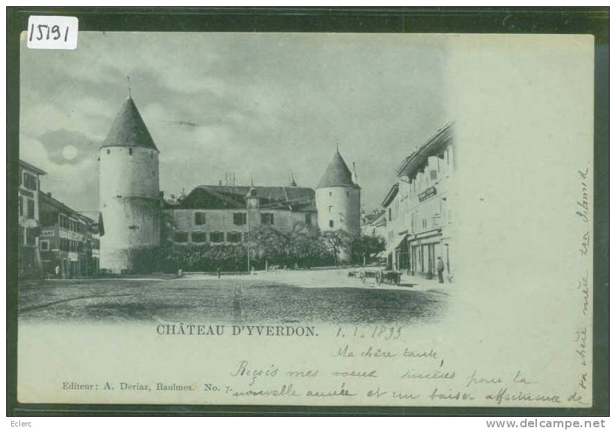 DISTRICT D'YVERDON /// YVERDON - LE CHATEAU - TB - Yverdon-les-Bains 