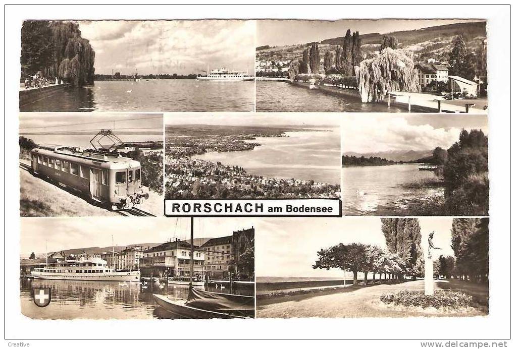 SUISSE-SCHWEIZ-SWITZERLAND. Rorschach Am Bodensee  1961 - Rorschach
