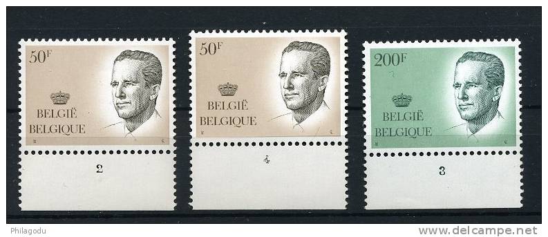 Baudouin Avec Planche   50F  Et  200F   ++    Pour Menuisiers - 1981-1990 Velghe