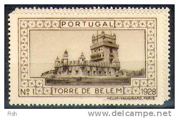 Portugal Cinderela 1928 * & Lisboa Torre De Belem - Machine Labels [ATM]