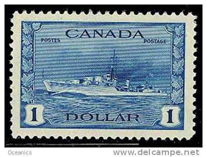 Canada (Scott No. 262 - Destroyer) [*] - Unused Stamps