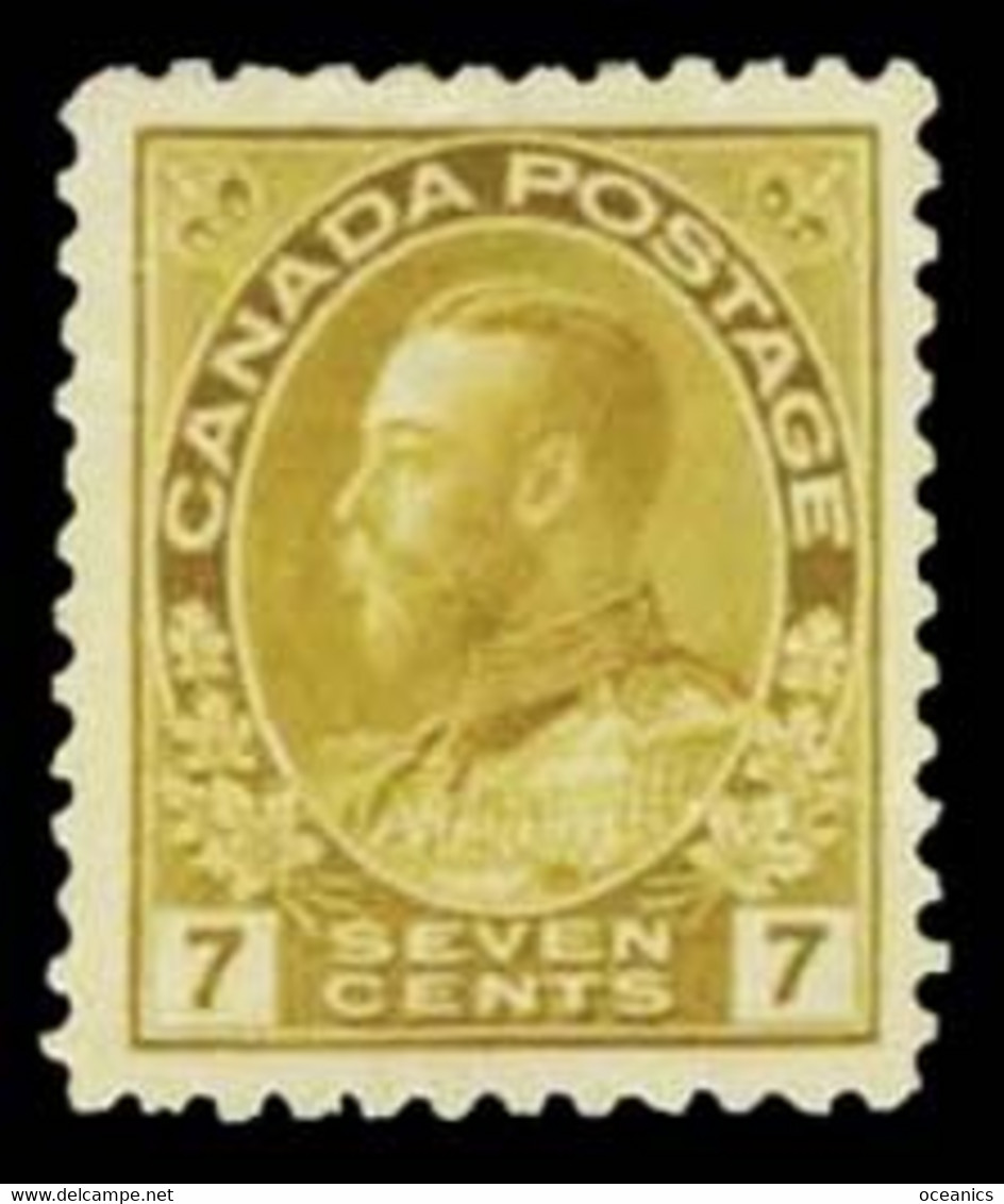 Canada (Scott No. 113 - Série Amiral / Admiral Issue) [**] VC 210.00 CV Mint NH - Ongebruikt