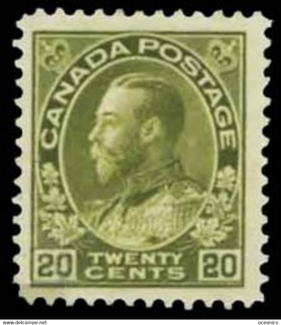 Canada (Scott No. 119 - Série Amiral / Admiral Issue) (**) VC 360.00 CV - Nuevos