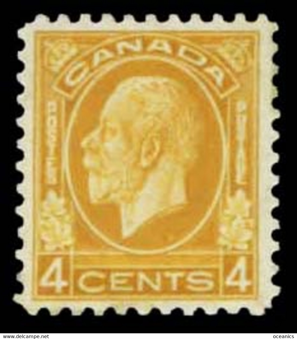 Canada (Scott No. 198 - George V - Medaillon) [*] - Unused Stamps