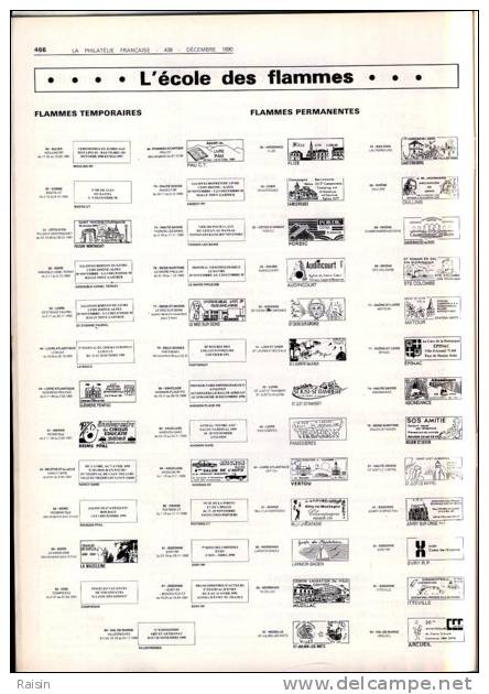 La Philatélie Française N°438 Décembre 1990  Organe Officiel TBE