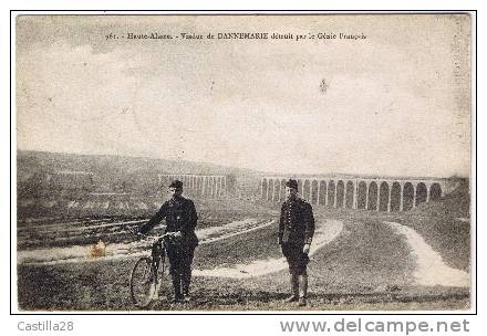 Cpa DANNEMARIE - Viaduc Détruit Par Le Génie Français - Dannemarie