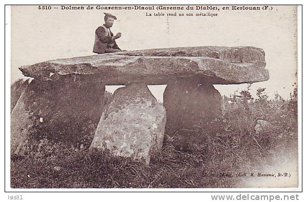 Dép 29 - Dolmens - X592 - Kerlouan - Dolmen De Goarenn En Diaoul  - Bon état Général - Kerlouan