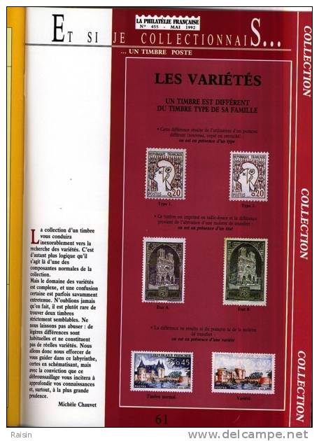 La Philatélie Française N°455 Mai 1992  Organe Officiel  TBE