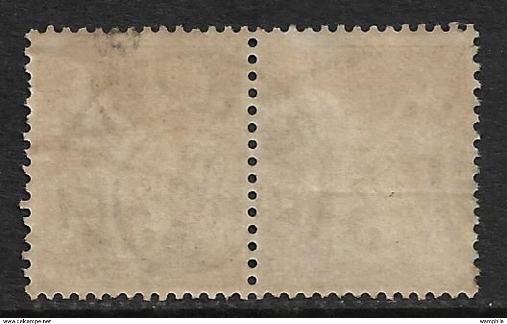 N° 86 Sage Paire Obl. Cachet Noir PP Des Imprimés. Cote 130€ - 1876-1898 Sage (Type II)