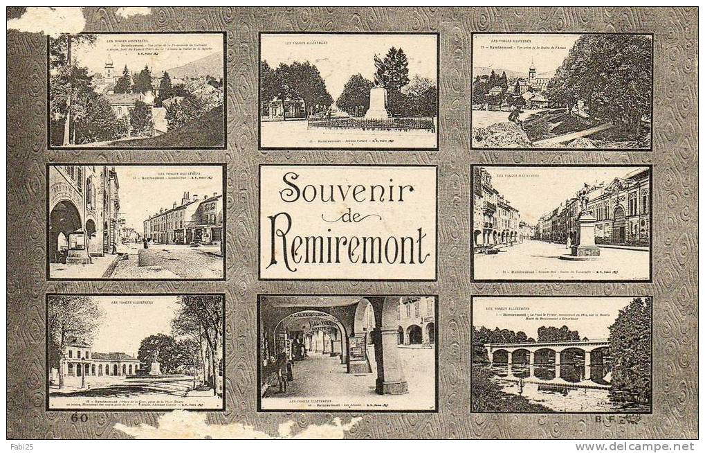 REMIREMONT Souvenir De Etat Cf Scan - Remiremont