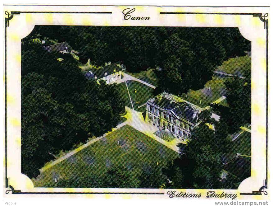 Carte Postale  14. Canon  Le Chateau  Vue D´avion Trés Beau Plan - Other & Unclassified