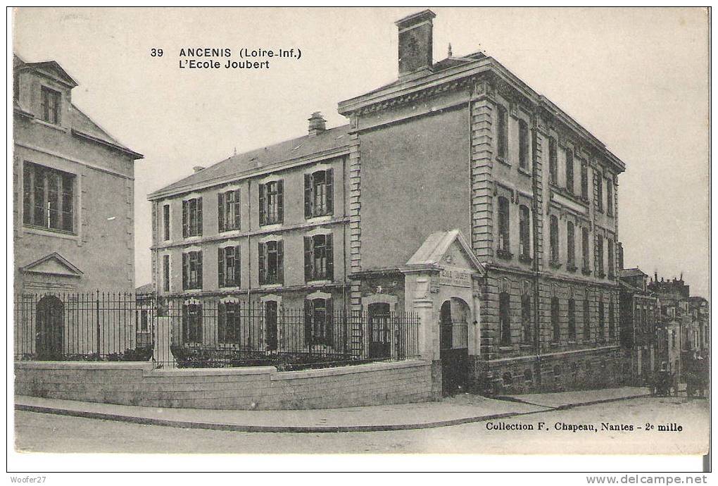 CPA ANCENIS   L'école Joubert - Ancenis