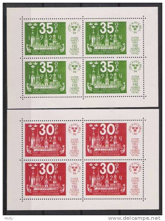 Zweden Y/T Blokken 2 / 5 (**) - Unused Stamps