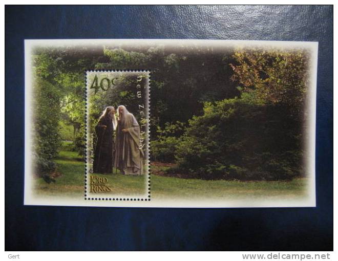 Lord Of The Rings Sheet - 40c Gandalf And Saruman ** - Unused Stamps