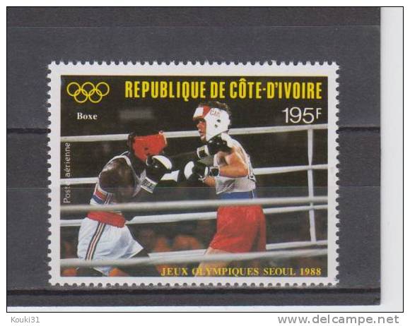 Côte D'Ivoire YT PA 119 ** : Boxe  , Séoul 88 - Boxing