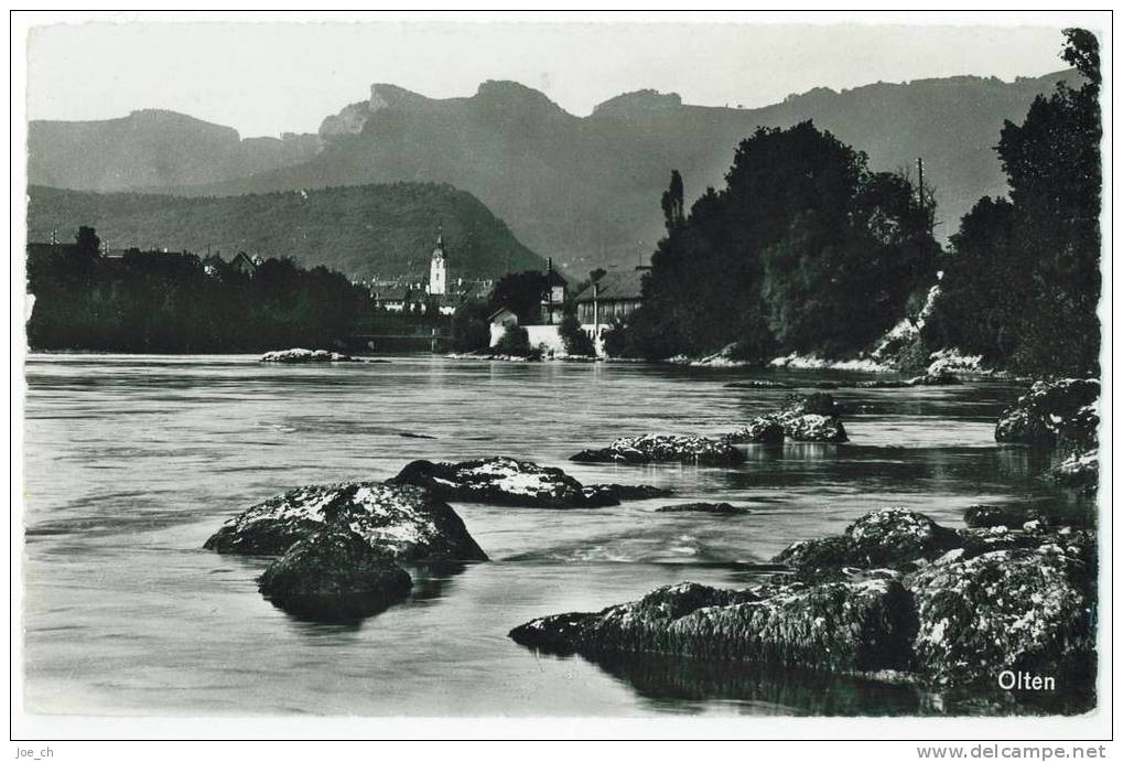 Schweiz/Suisse: AK Olten, 1944, 2 Scans - Olten